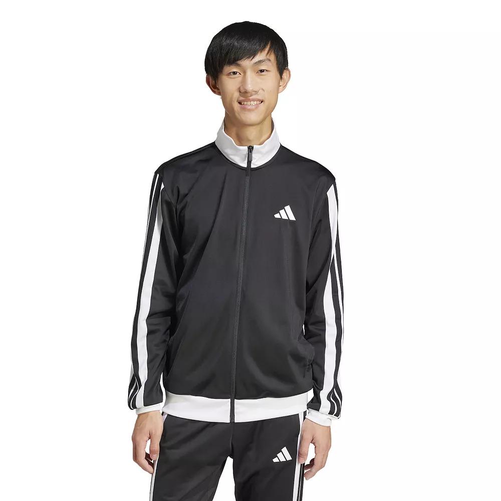 Men's adidas Colorblock 3-Stripes Tricot Sportswear Track Jacket,  Product Image