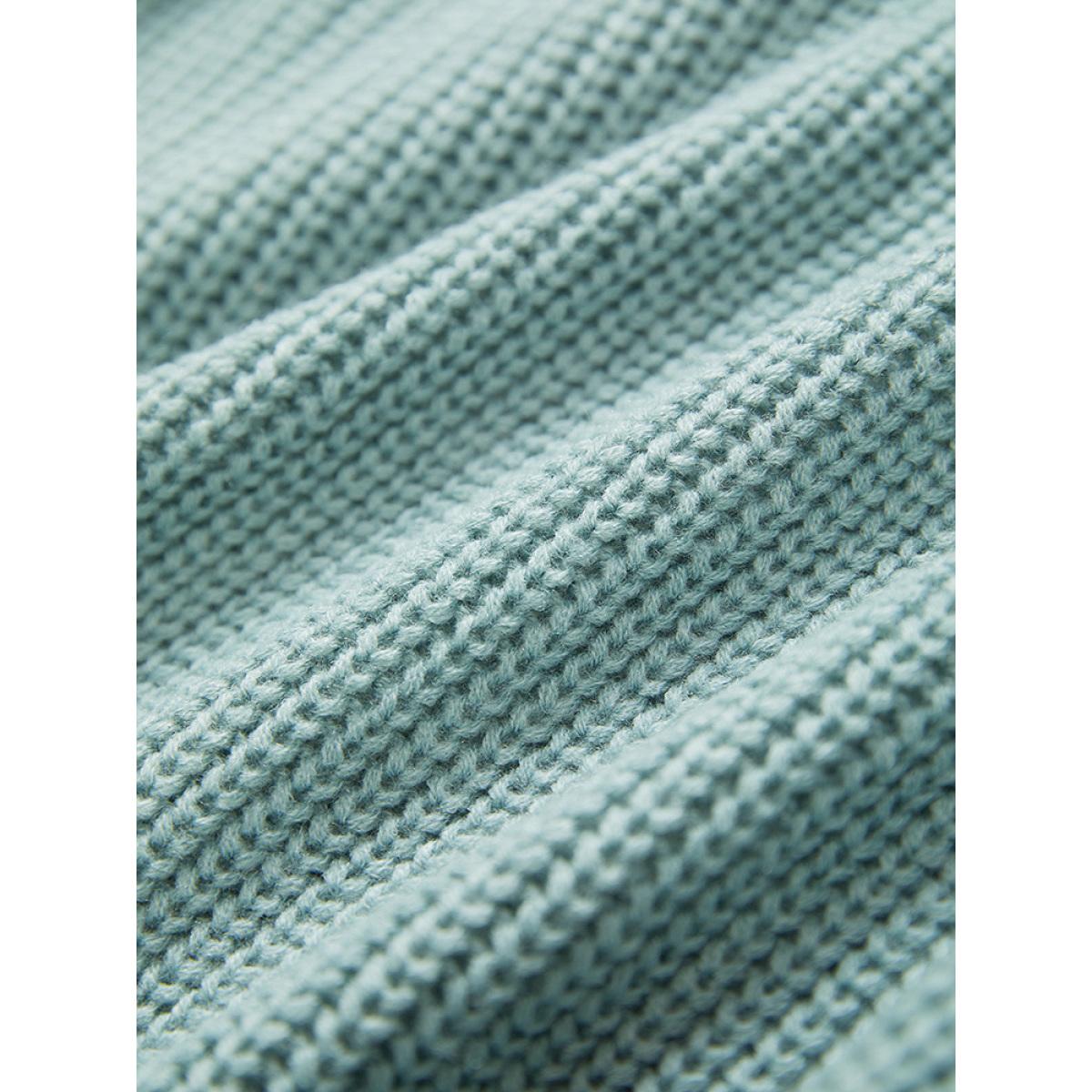 Plus Size Floral Embroidered Lantern Sleeve Drop Shoulder Cardigan Stone Women Casual Loose Long Sleeve Everyday Cardigans BloomChic 28/5X Product Image