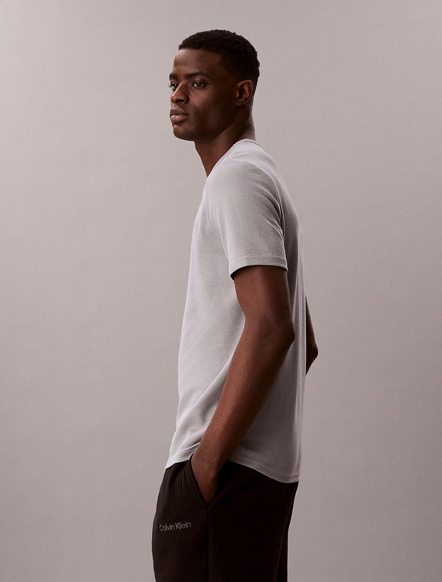 Pique Crewneck Sleep T-Shirt Product Image
