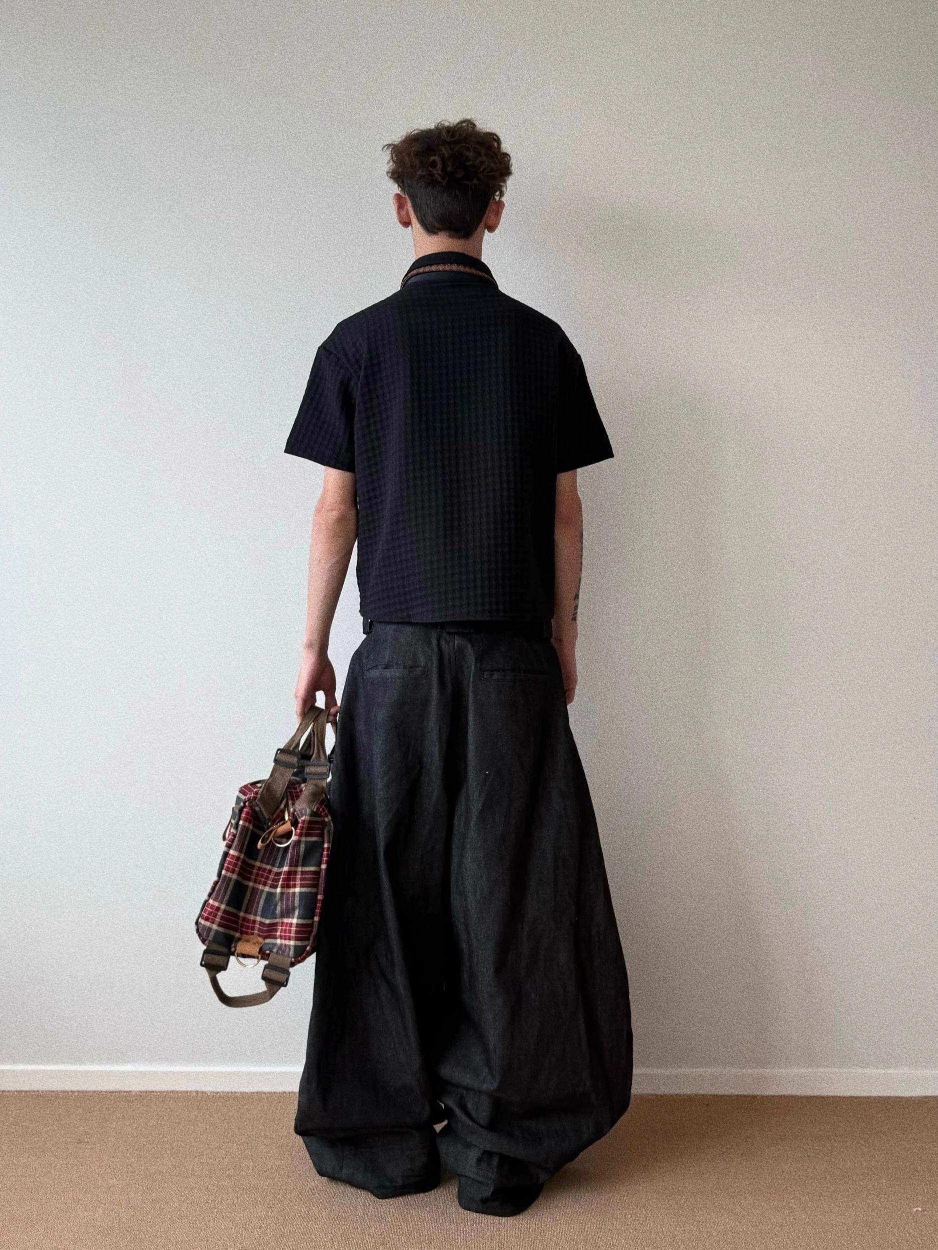 RT No. 19053 KNIT PATTERN COLLAR SHORT SLEEVE Product Image