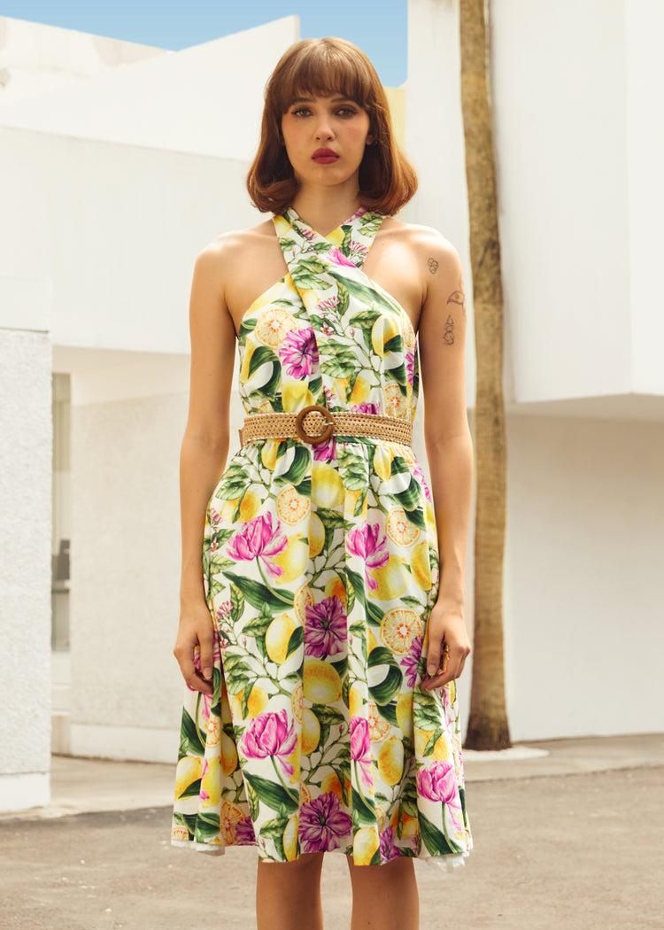 The Citrus Grove Getaway Dress Product Image