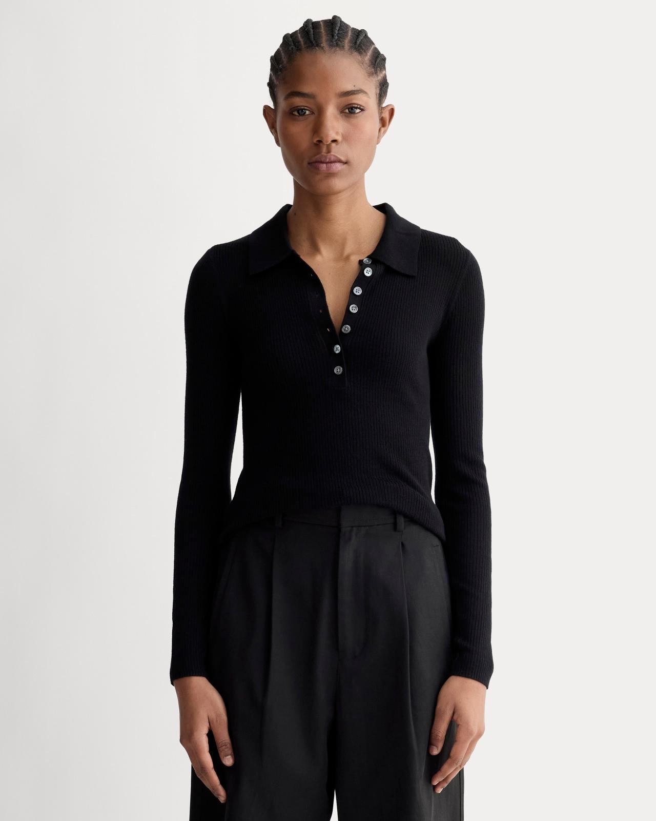 Womens Polo in Ultrasoft Merino Shirt by Everlane Product Image