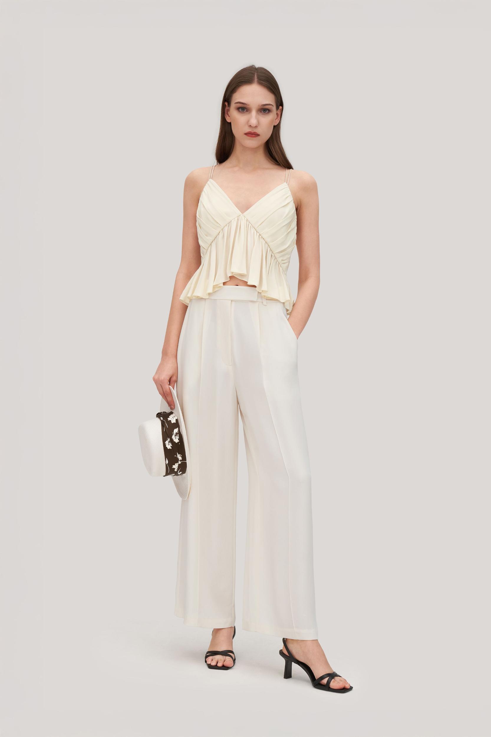 Heavy Crepe Silk Iris Pant Product Image