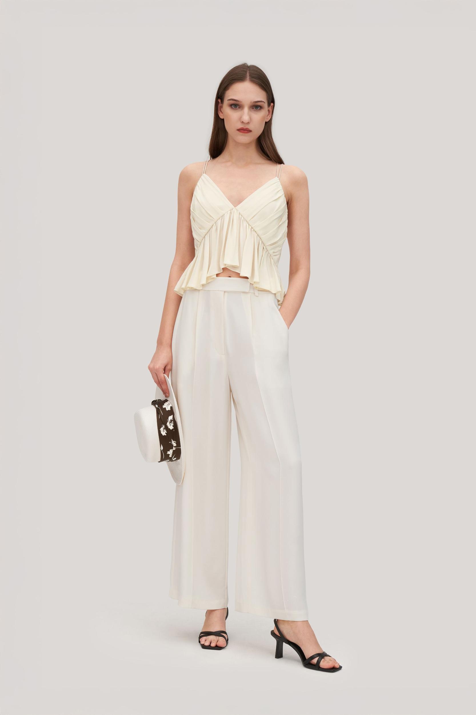 Heavy Crepe Silk Iris Pant Product Image