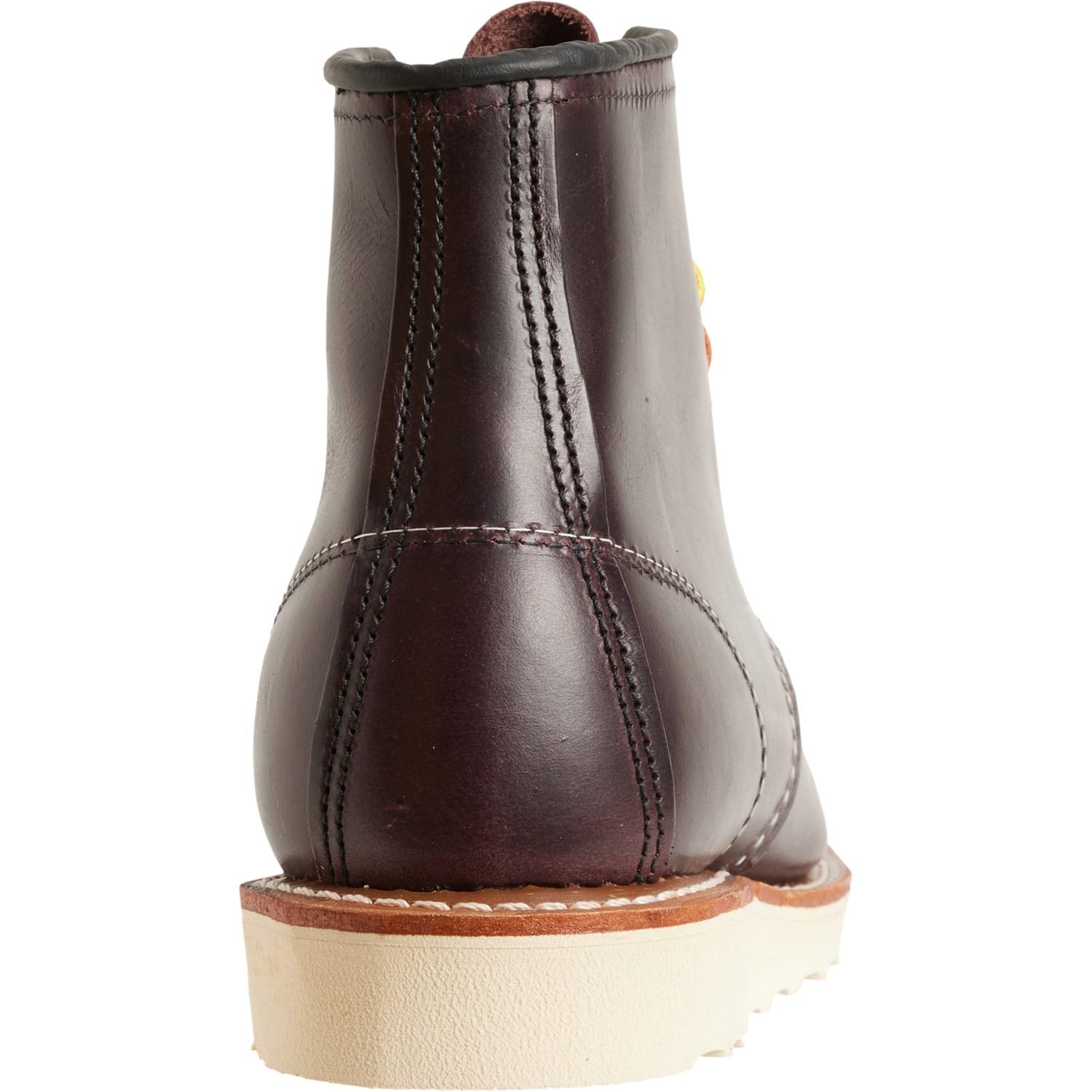 Red Wing 6” Classic Moc-Toe Work Boots - Leather, Factory 2nds (For Men) Product Image