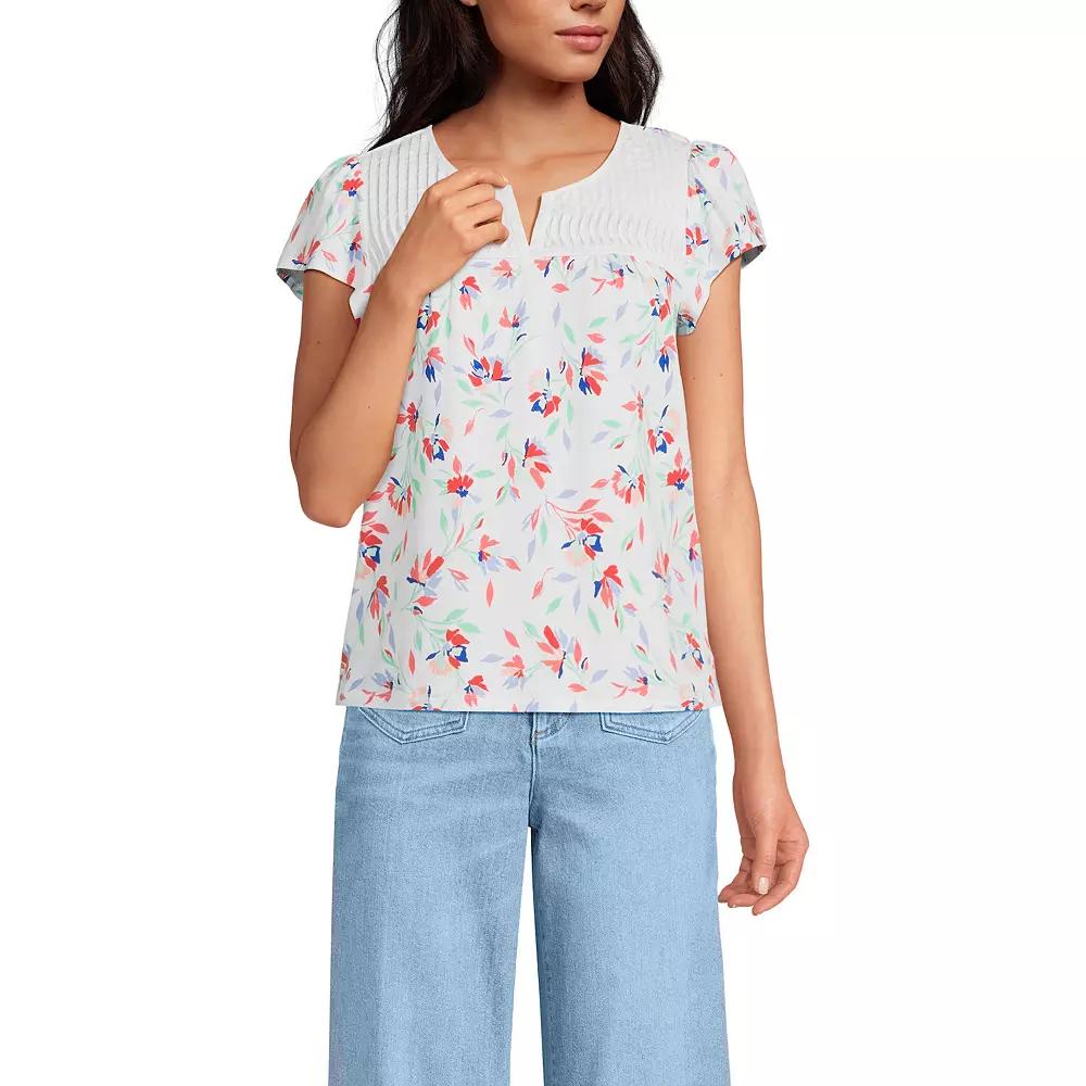 Women's Lands' End Lightweight Jersey Top,  Product Image