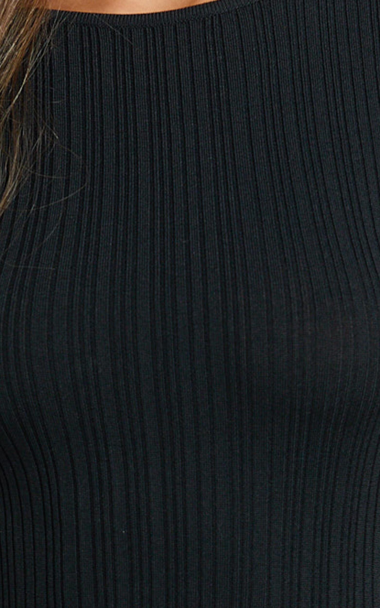 Zoraida Maxi Dress - Backless Dress in Black Product Image