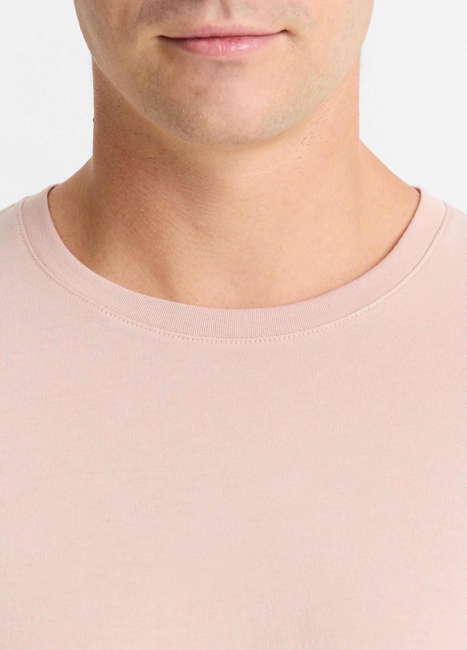 Pima Cotton Crew Neck T-Shirt Product Image