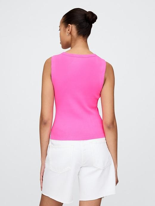 Rib Scoop Tank Top Product Image
