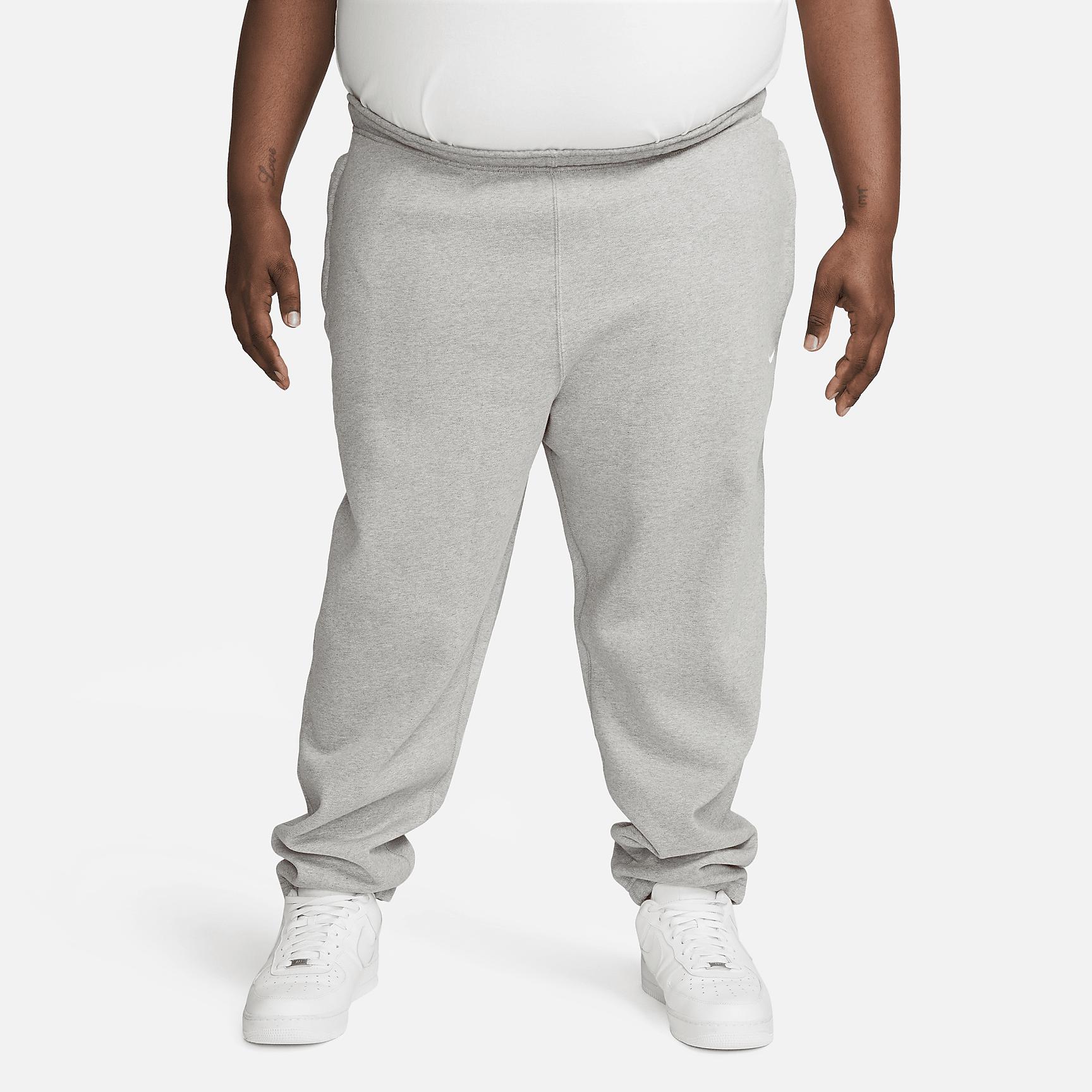 Nike Mens Solo Swoosh Fleece Pants | DX1364-063 Product Image