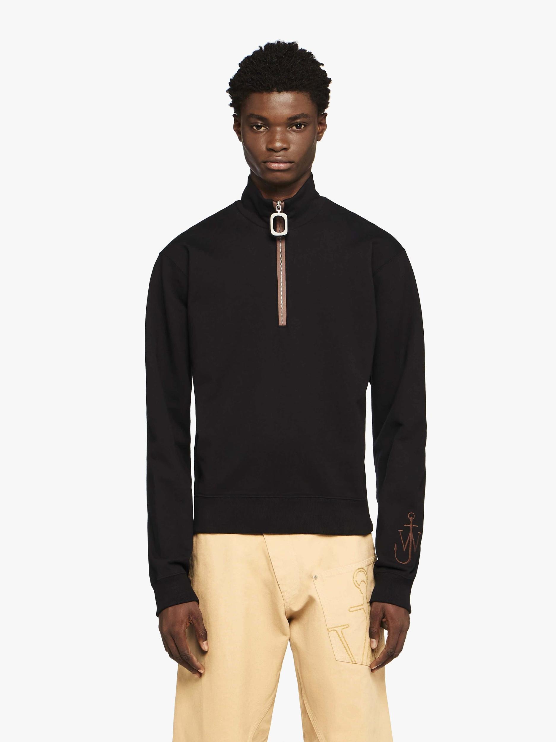 SWEATSHIRT WITH HALF ZIP Product Image