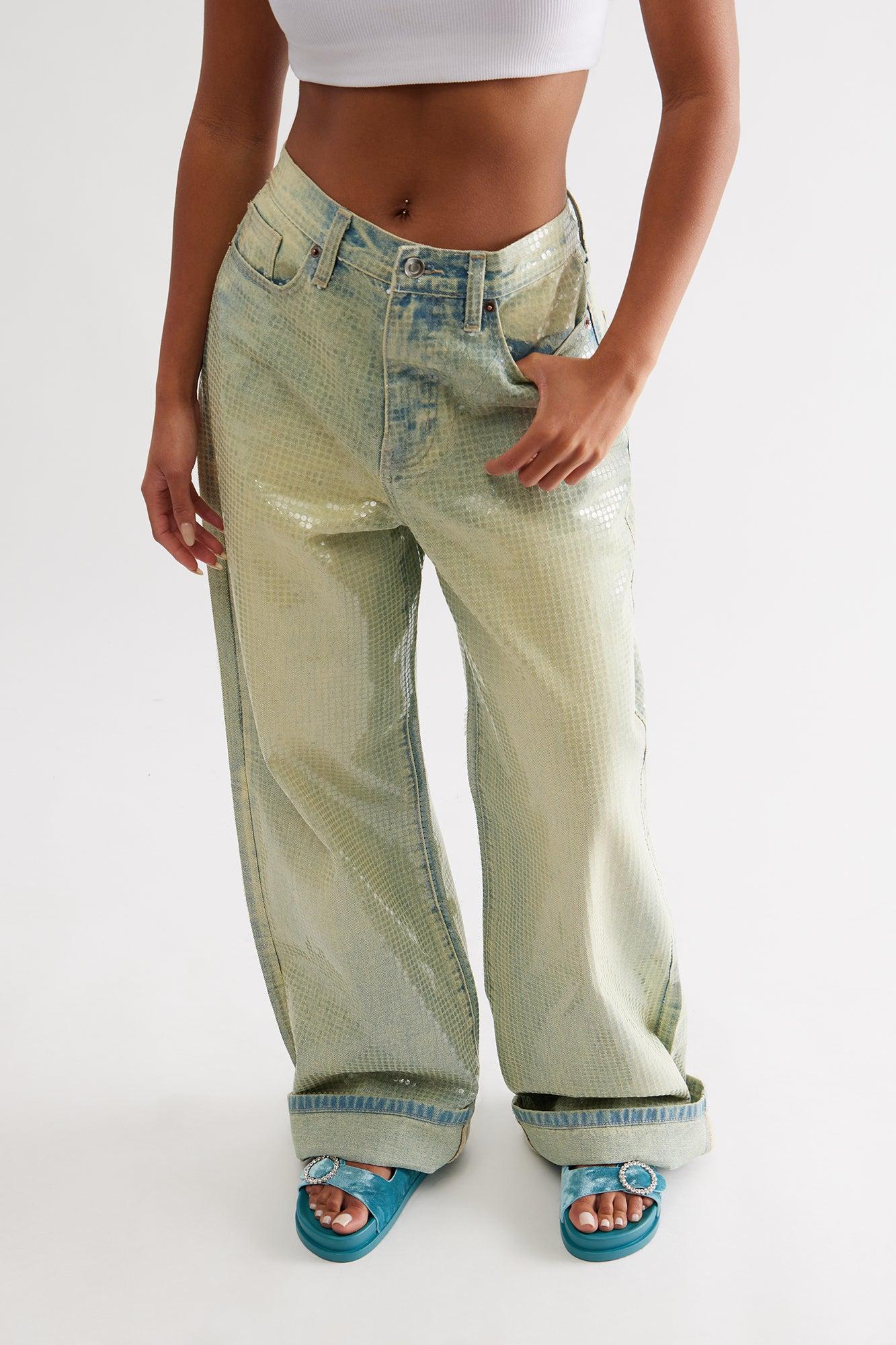 Ivona Rhinestone Buckle Velvet Sandals - Blue Female Product Image