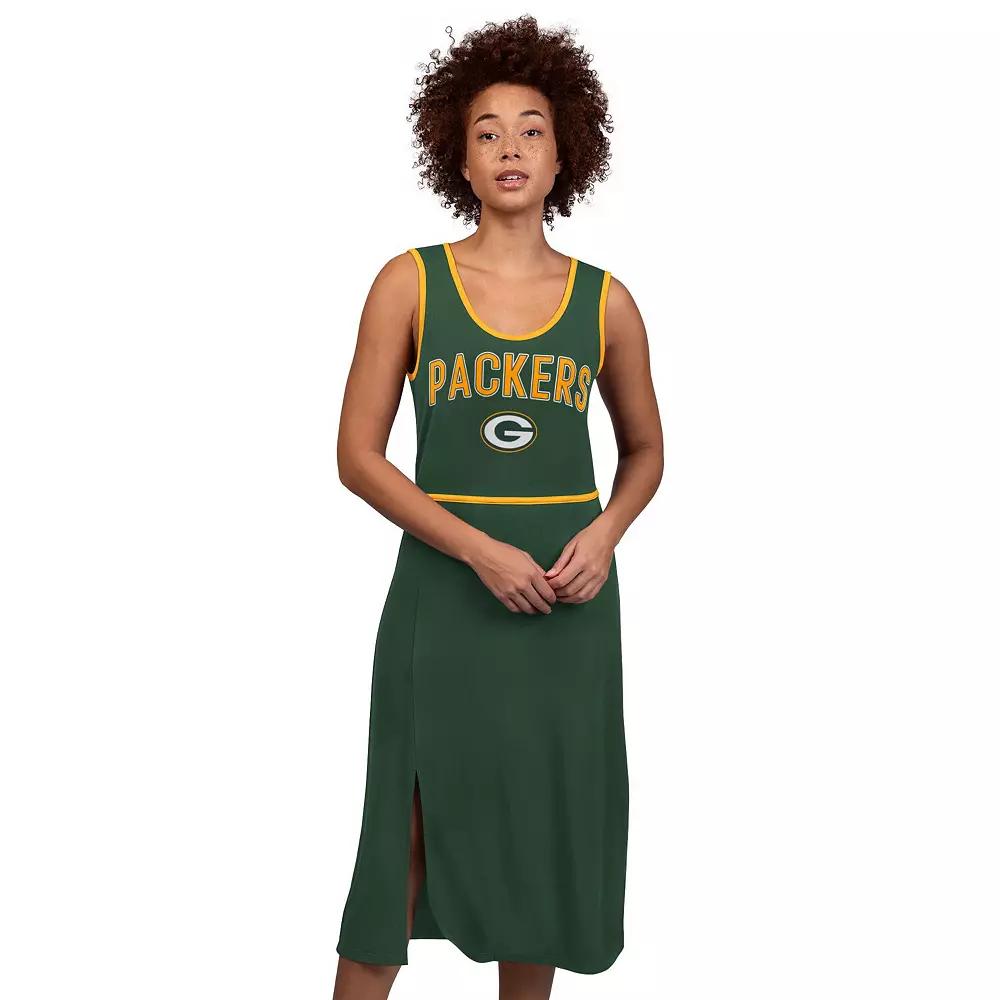 Women's G-III 4Her by Carl Banks  Green Green Bay Packers Center Field Maxi Dress, Size: XL Product Image