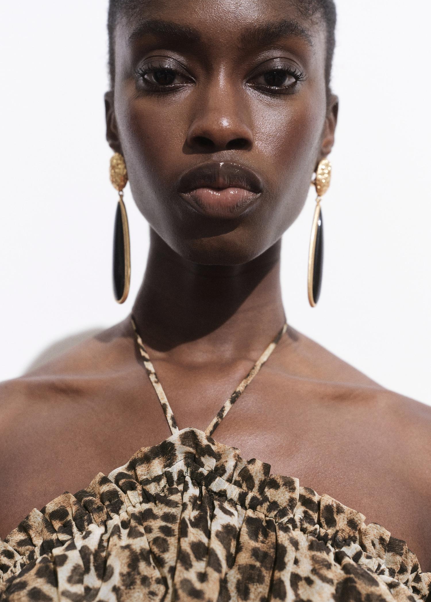 Leopard-print maxi-dress - Women | MANGO USA Product Image