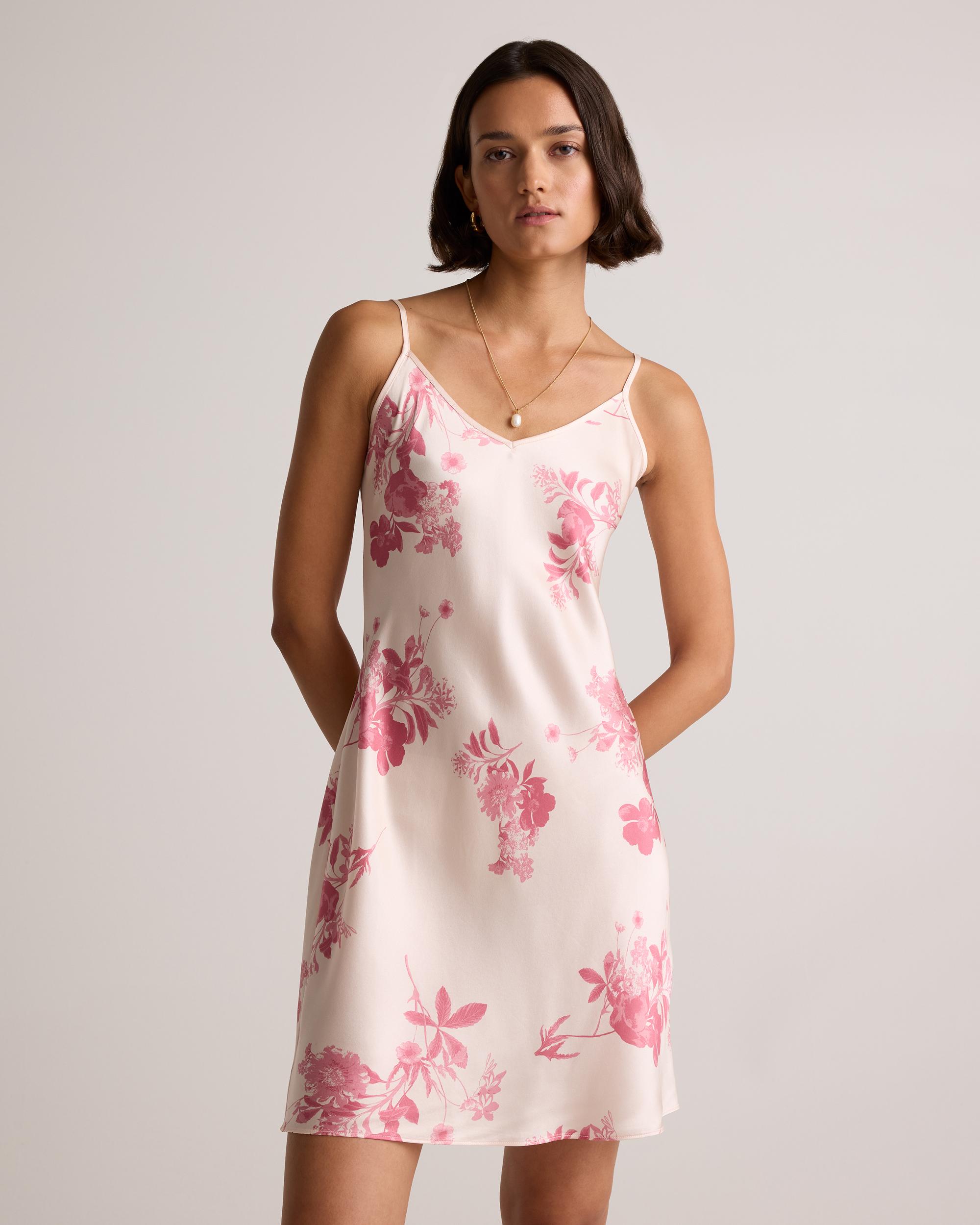 Quince | Women's Mini Slip Dress Silk Product Image