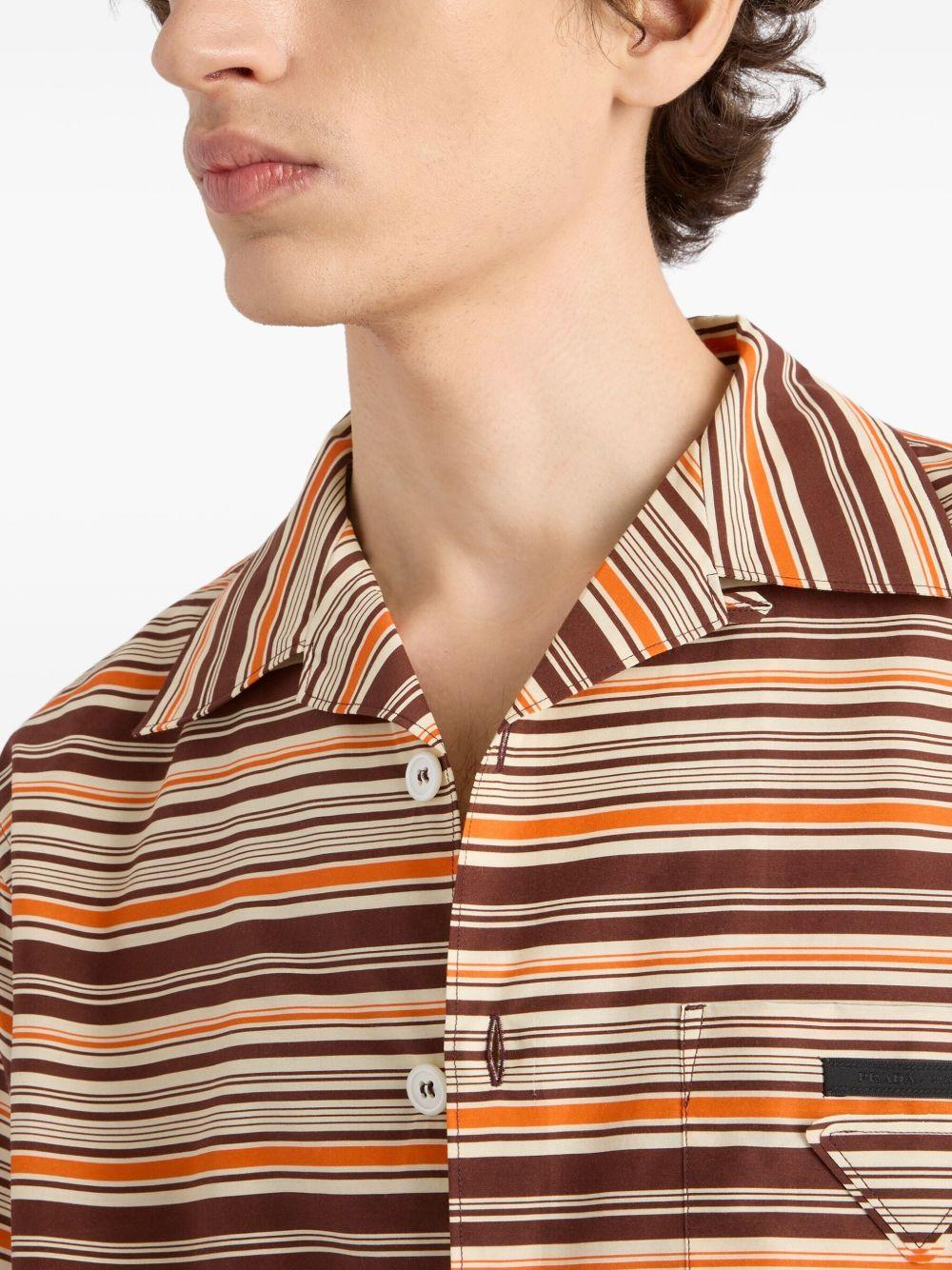 striped bowling shirt Product Image