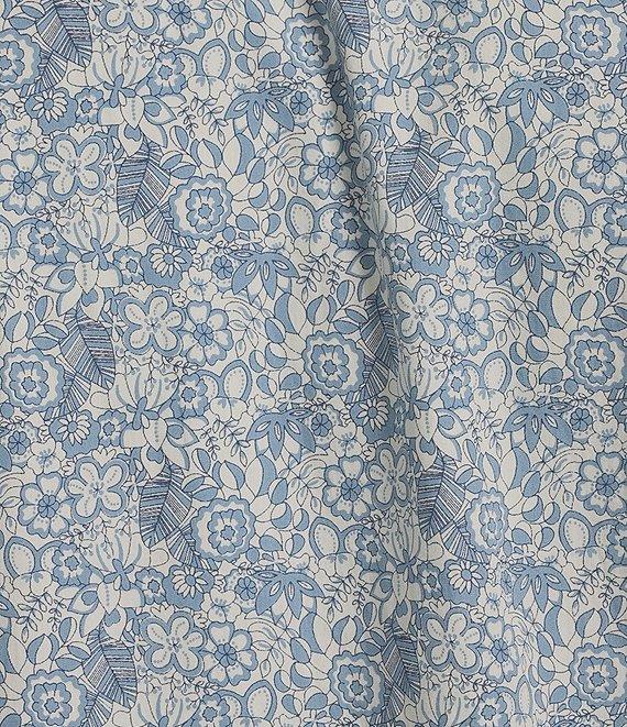 Cremieux Blue Label Floral Print Poplin Short Sleeve Woven Shirt Product Image