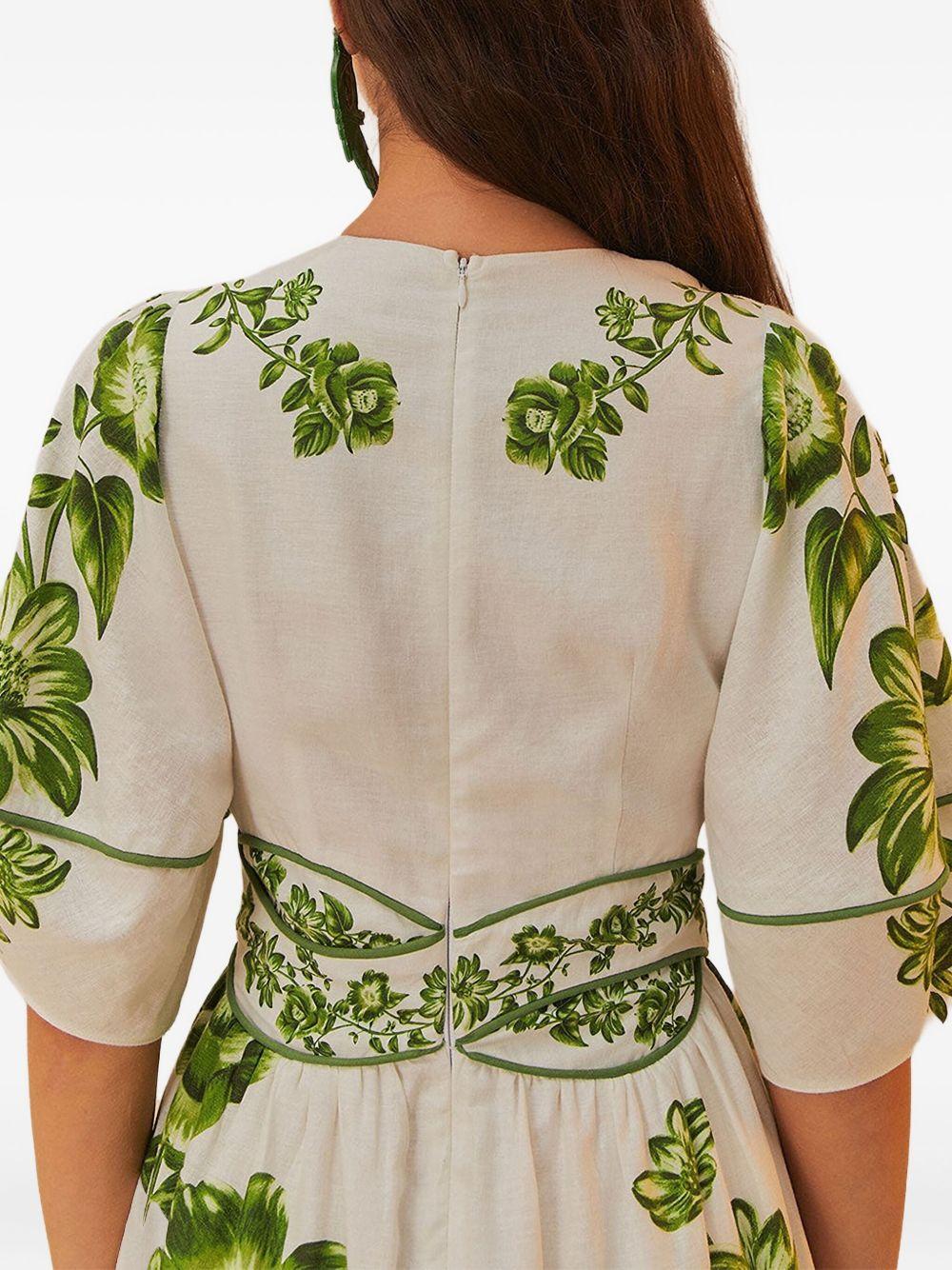 floral-print midi dress Product Image