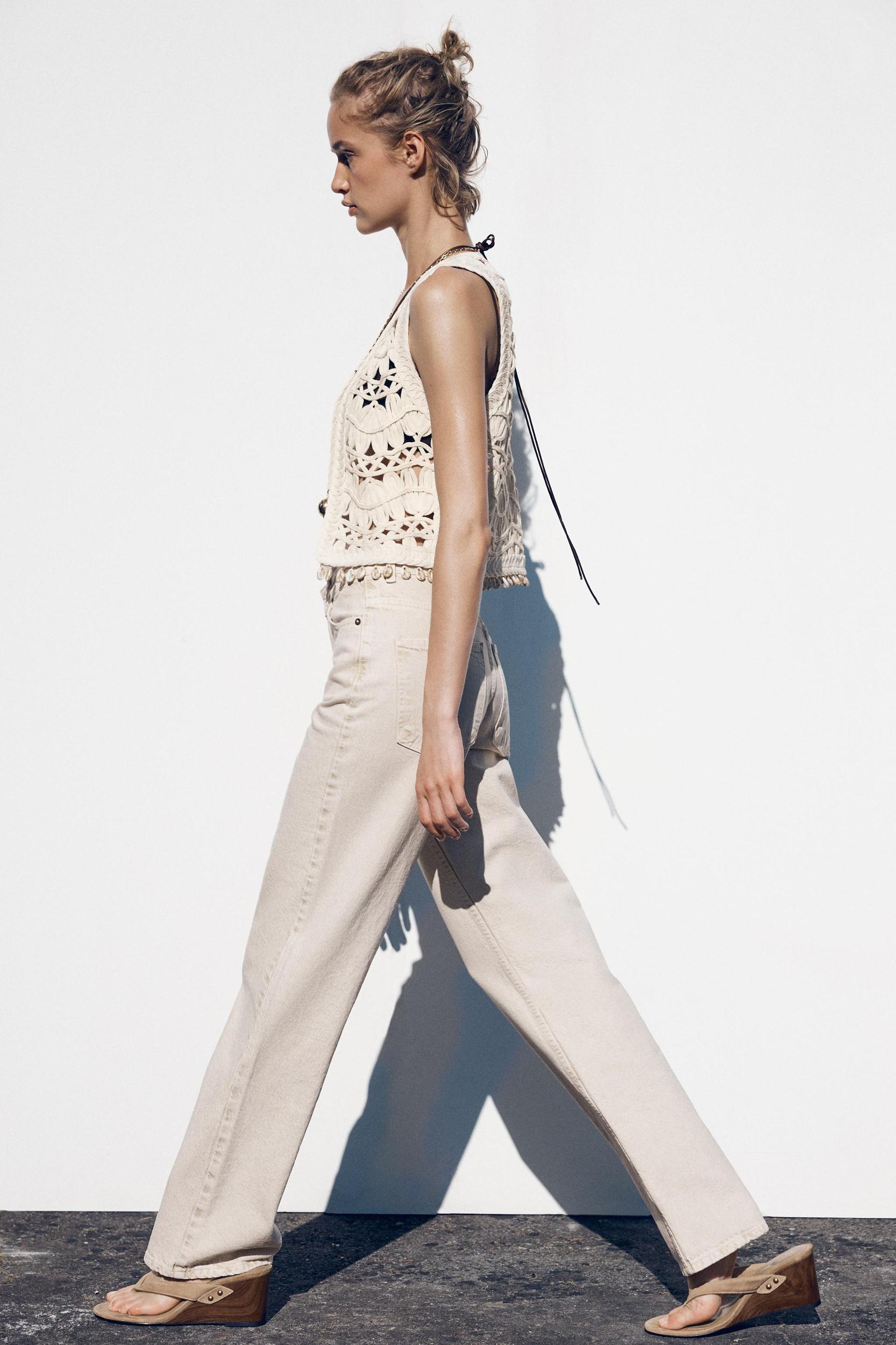 STRAIGHT LEG LONG LENGTH Z1975 JEANS WITH A HIGH WAIST Product Image