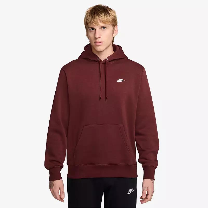 Big & Tall Nike Club Pull-Over Fleece Hoodie, Men's,  Product Image