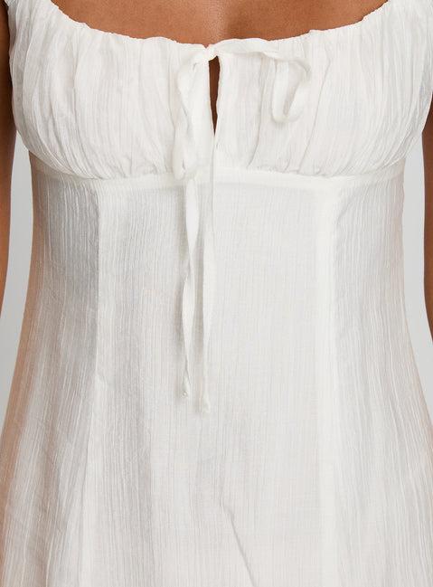Eternally Yours Mini Dress White Product Image