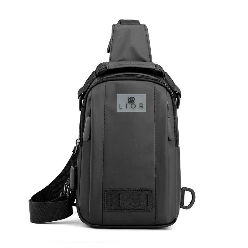 Lior Sling Backpack Chest Bag with USB Socket Small Travel Hiking Daypack Product Image