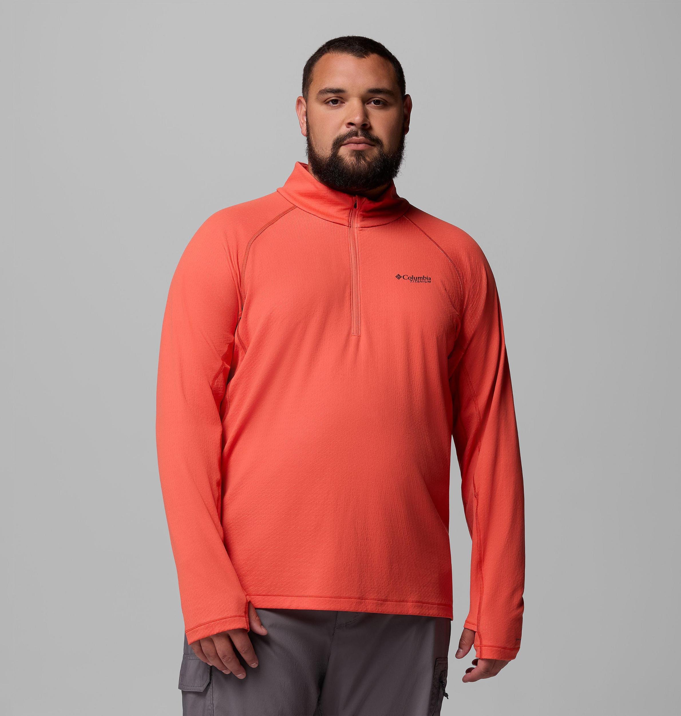 Columbia Mens DriVenture Half Zip Shirt - Big- Product Image