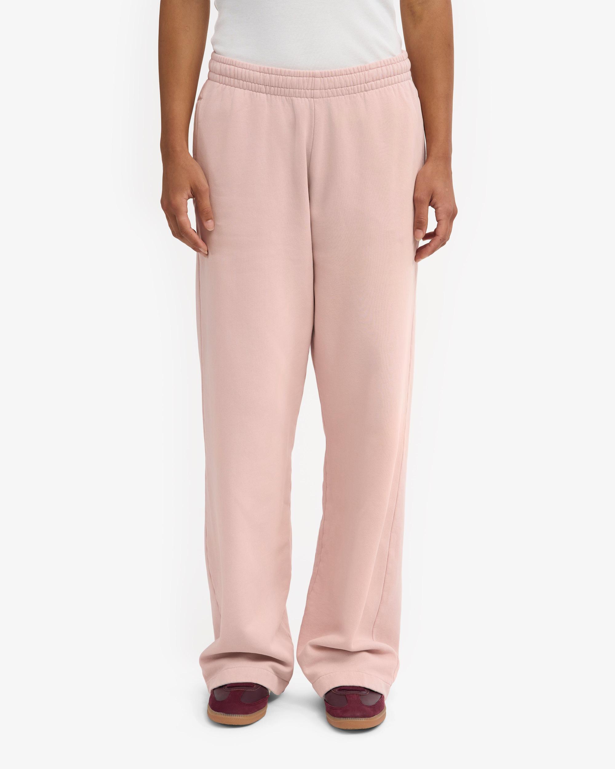 Organic Straight Leg Sweatpants - Faded Pink Product Image