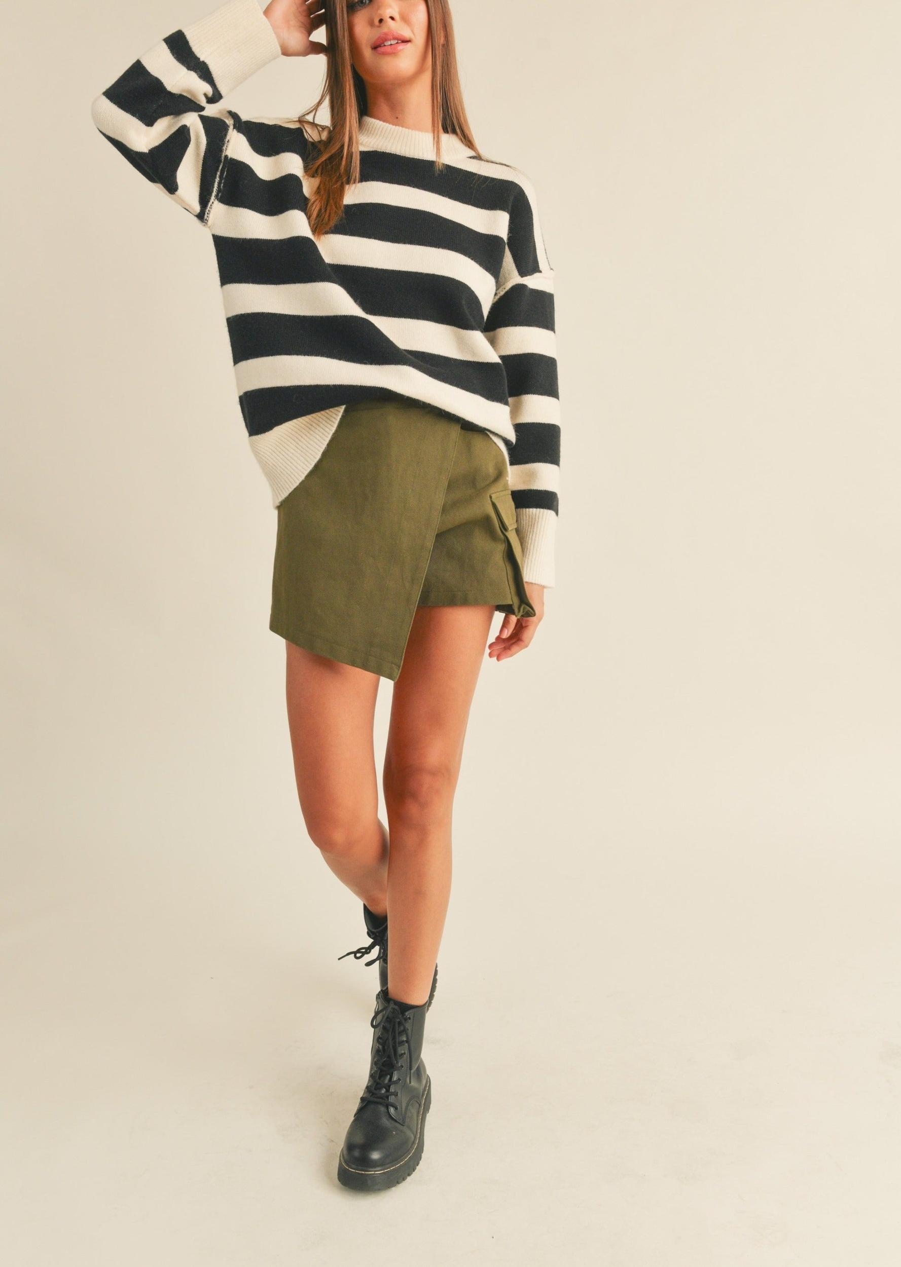 Cozy Stripe Sweater Product Image