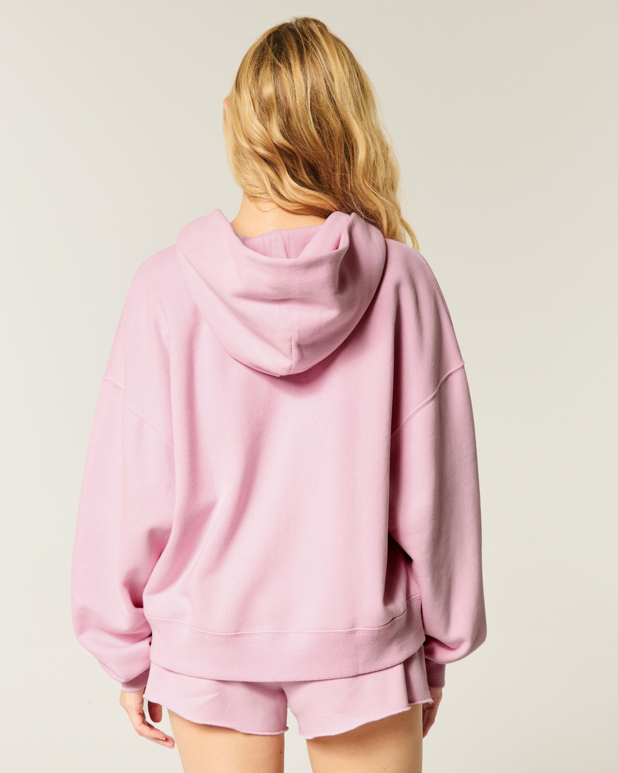 Oversized Zip-Up Hoodie Product Image