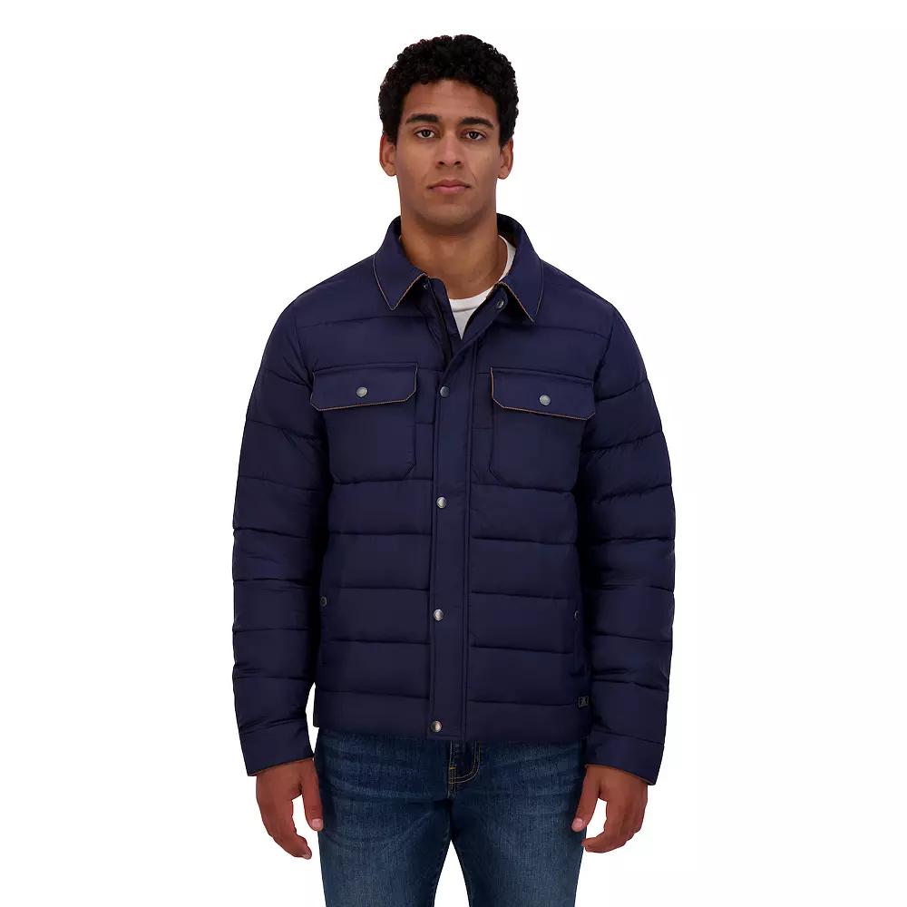 Men's ZeroXposur Quilted Flannel-Lined Jacket, Size: Medium, Blue Product Image