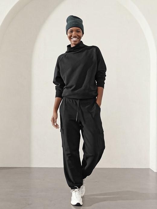 Forever Fleece Mockneck Sweatshirt Product Image