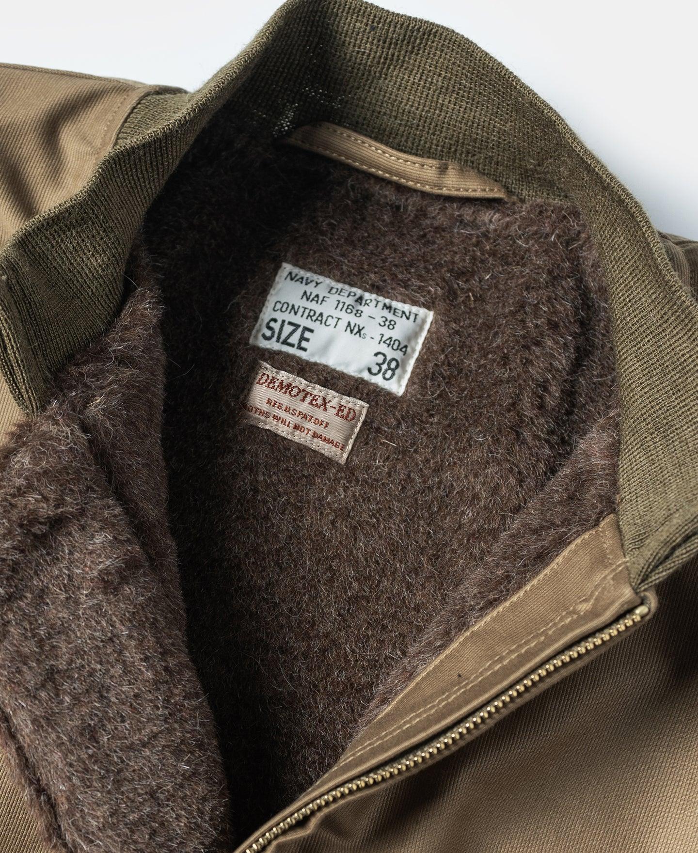 U.S. Navy NAF-1168 Deck Jacket - Khaki Product Image