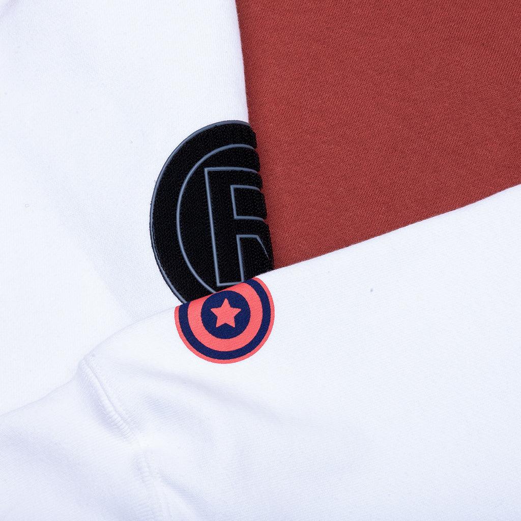 Shark Full Zip Hoodie France - Burgundy Male Product Image