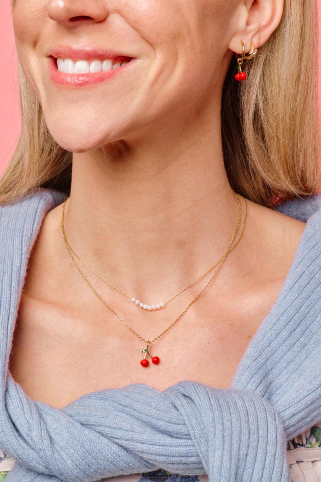 Red Cherry Necklace Product Image