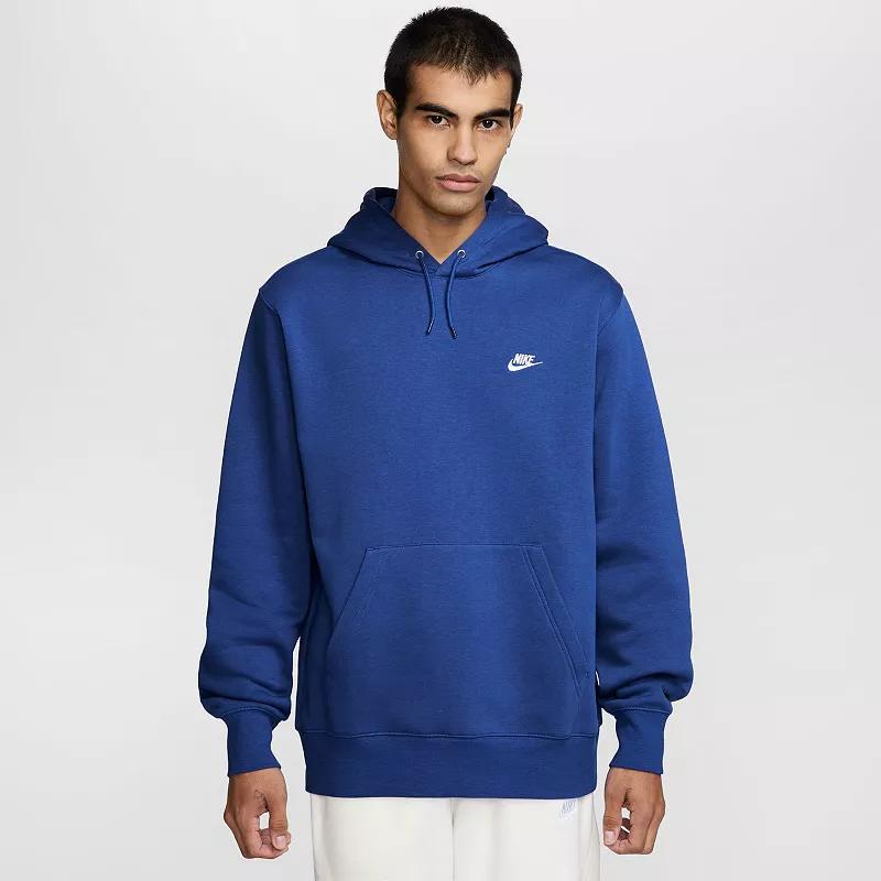 Big & Tall Nike Club Pull-Over Fleece Hoodie, Men's,  Product Image