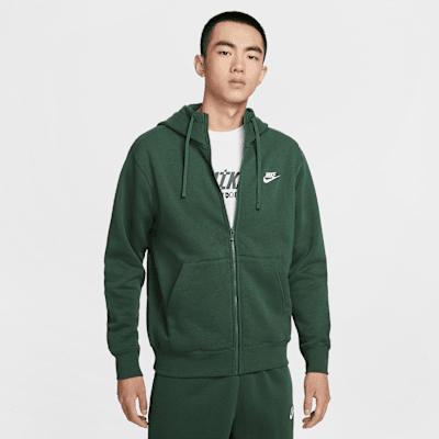 Mens Nike Sportswear Club Fleece Full-Zip Hoodie | BV2645-323 Product Image