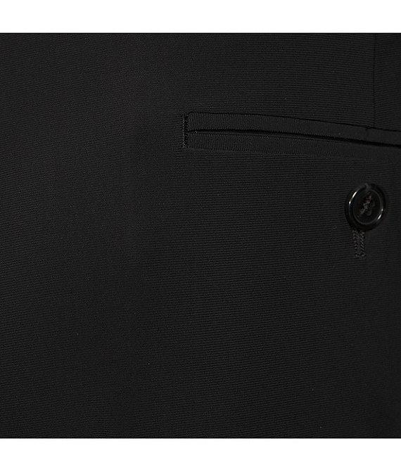 Hart Schaffner Marx New York Fit Flat Front Solid Dress Pants Product Image