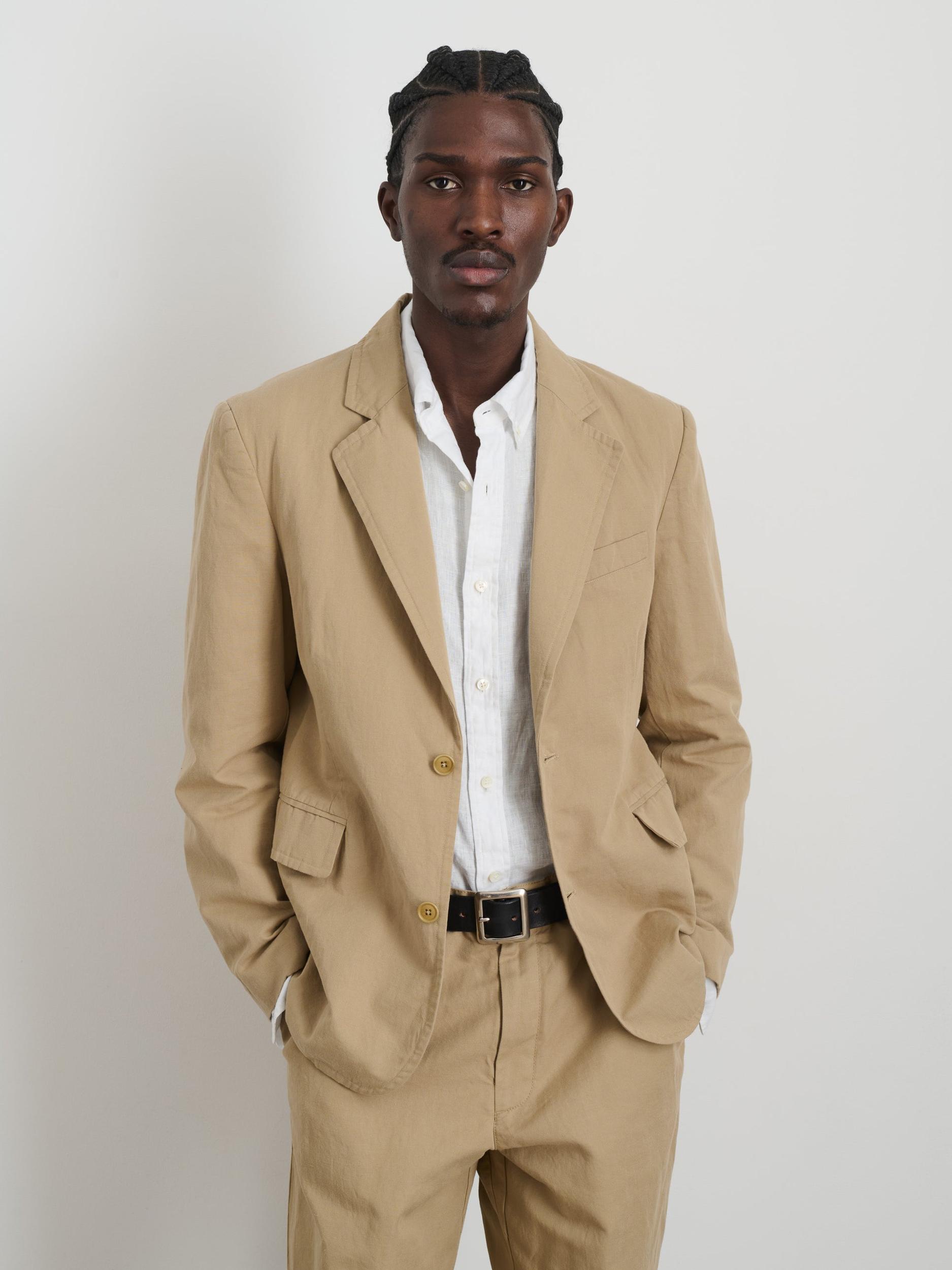 Cooper Blazer in Cotton Linen Product Image