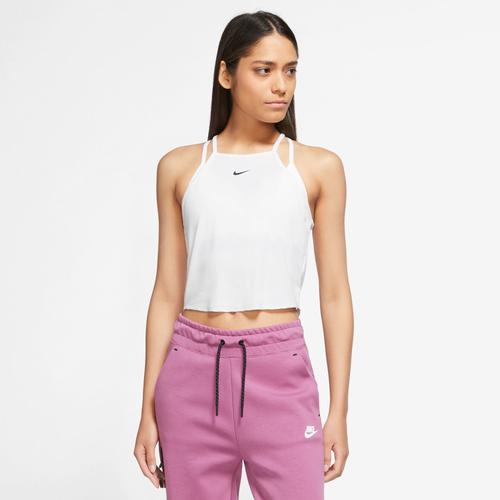 Nike Womens Sportswear Essential Ribbed Crop Tank Top Product Image