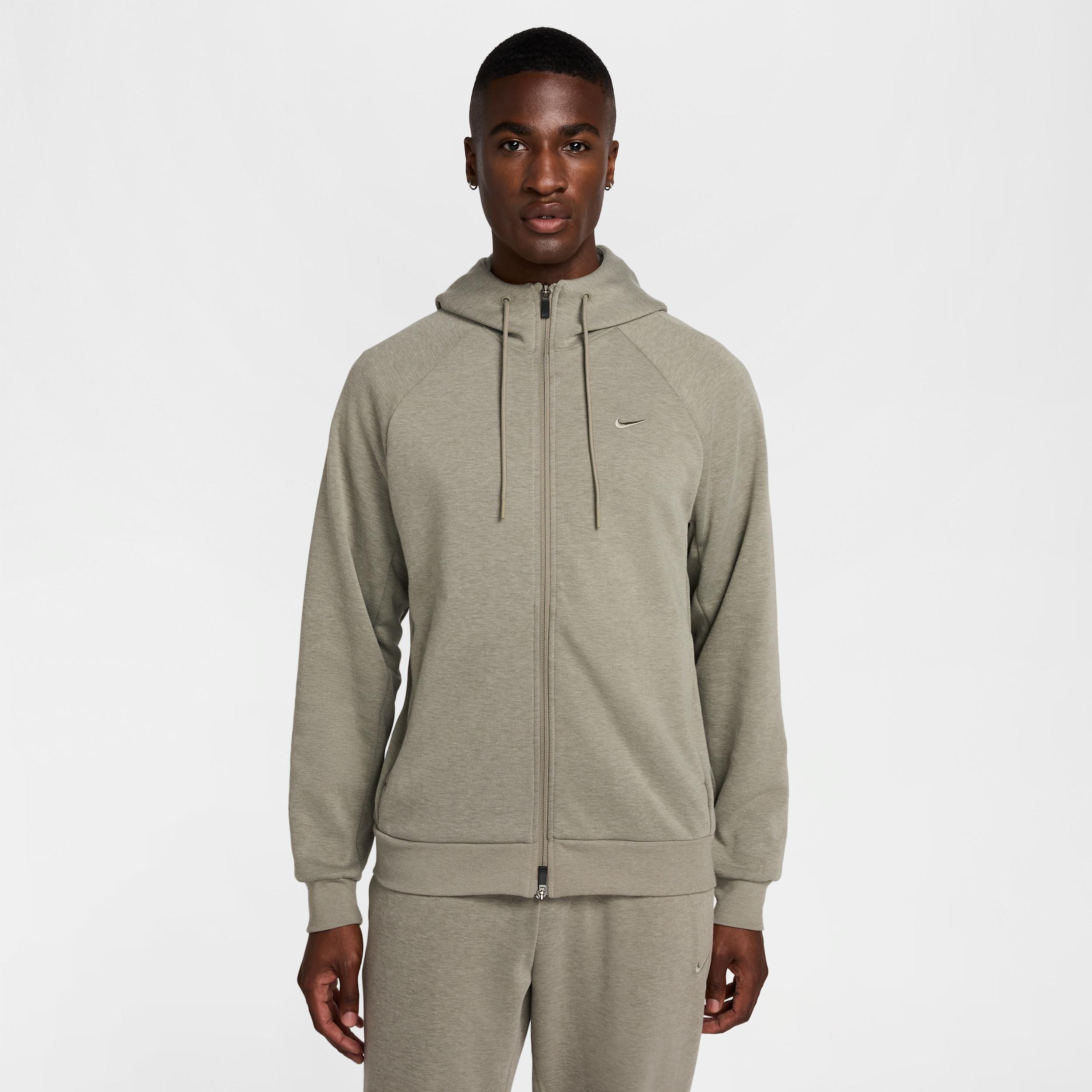 Nike Mens Primary Fleece Dri-FIT UV Full-Zip Performance Hoodie | FZ0967-320 Product Image