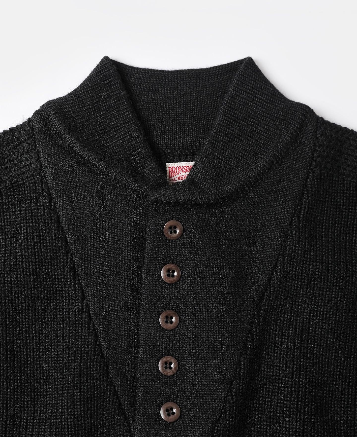 US Army High Neck Wool Sweater - Black Product Image
