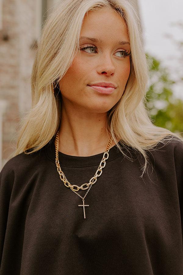 Faithfully Yours Layered Necklace Product Image
