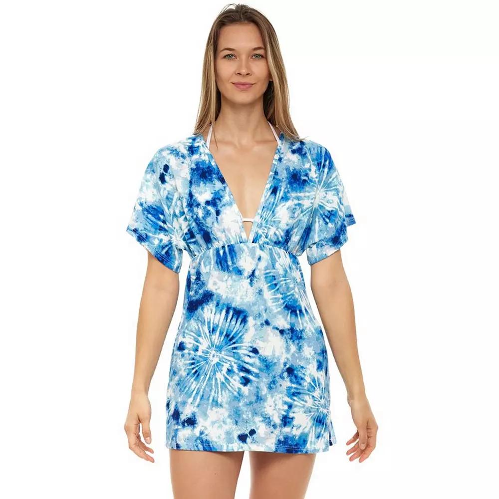 Women's Jordan Taylor Dolman Sleeve Coverup Swim Tunic, Size: Large, Blue Ivy Product Image