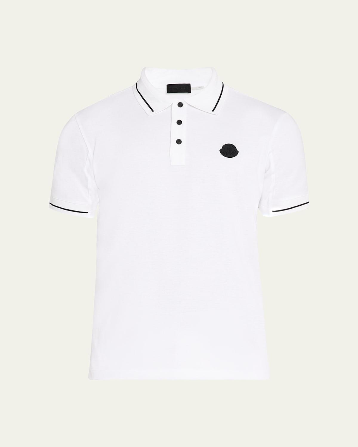 Mens Cotton Tipped Polo Shirt Product Image