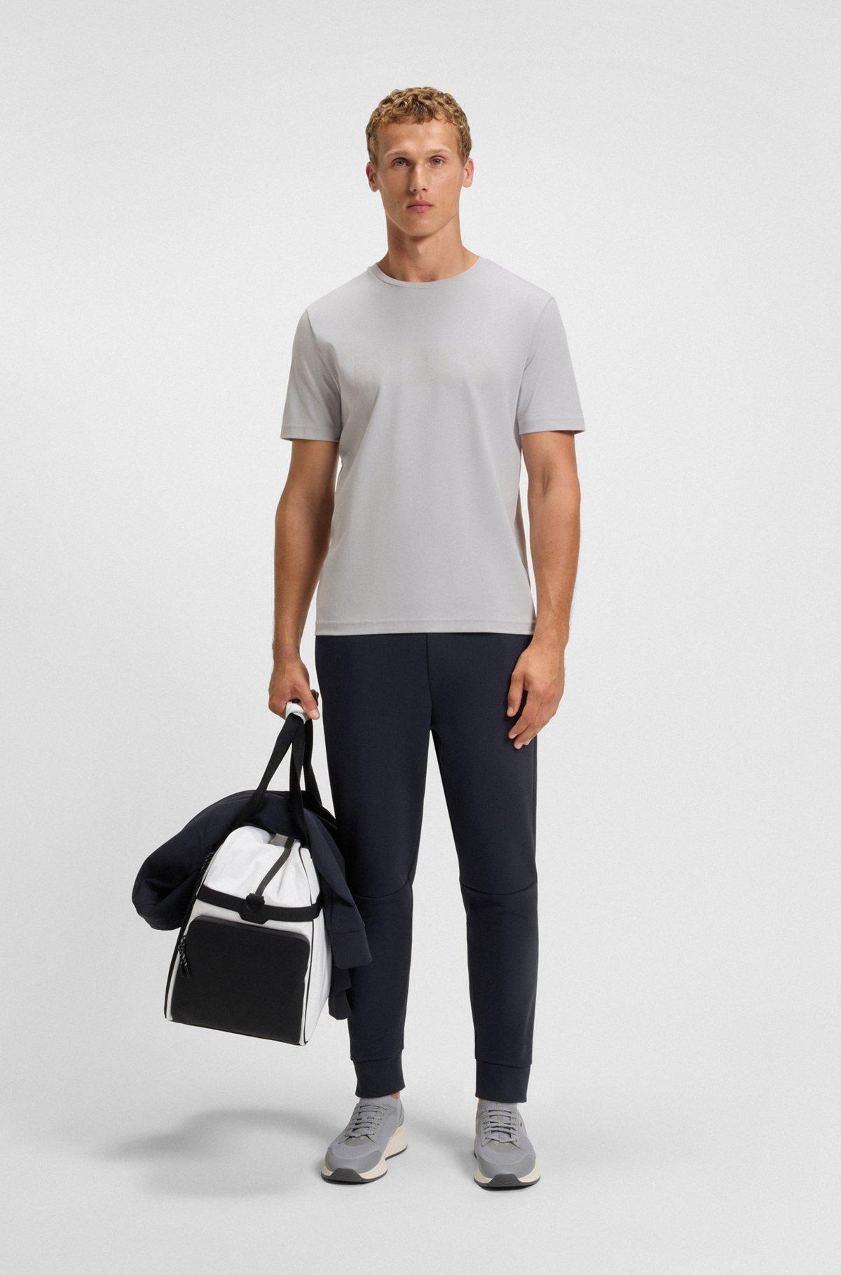 Pima-cotton T-shirt with gloss logo Product Image