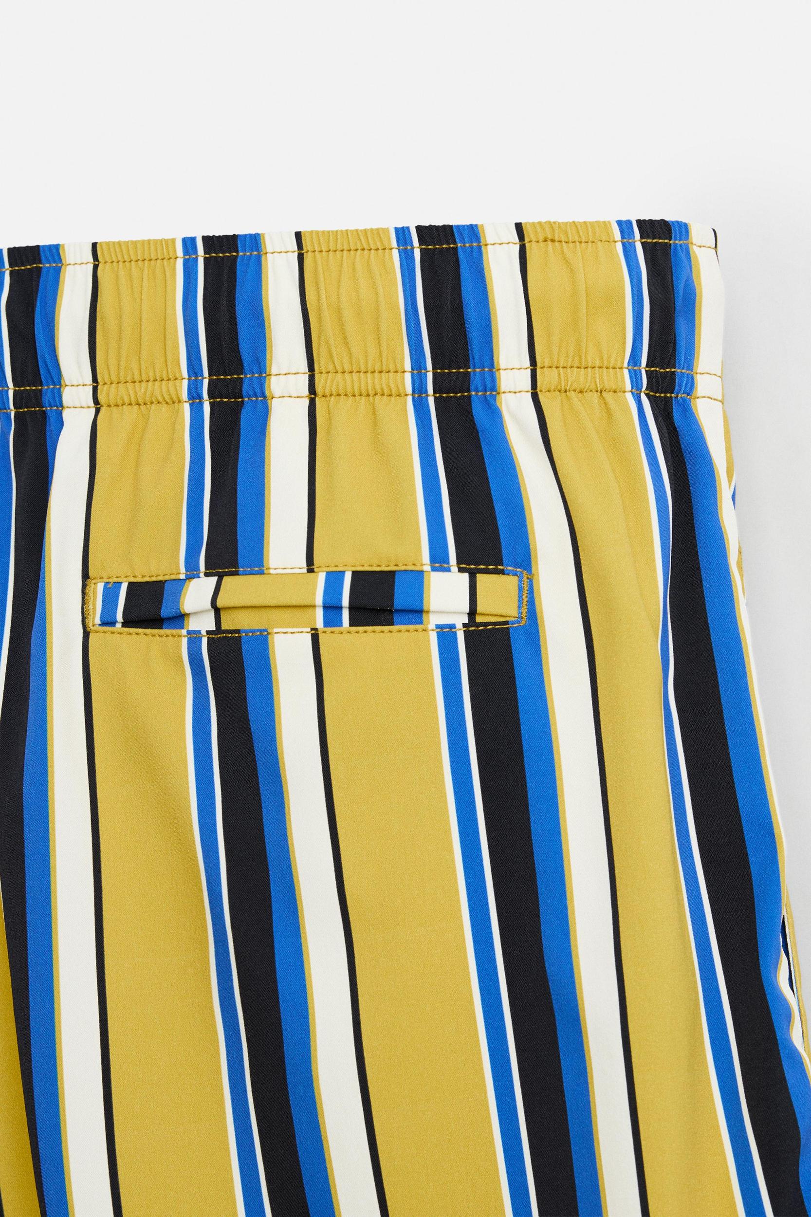 STRIPED MID-LENGTH SWIMSUIT Product Image