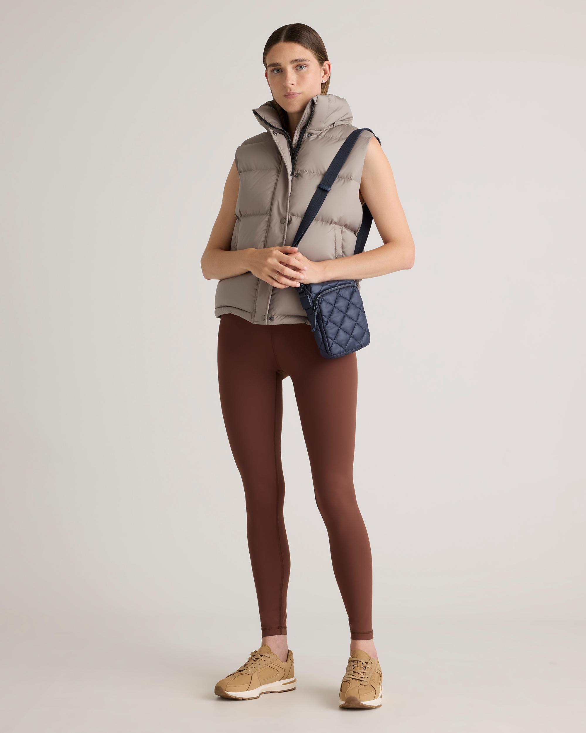 Quince | Women's Transit Quilted Phone Crossbody Nylon Product Image