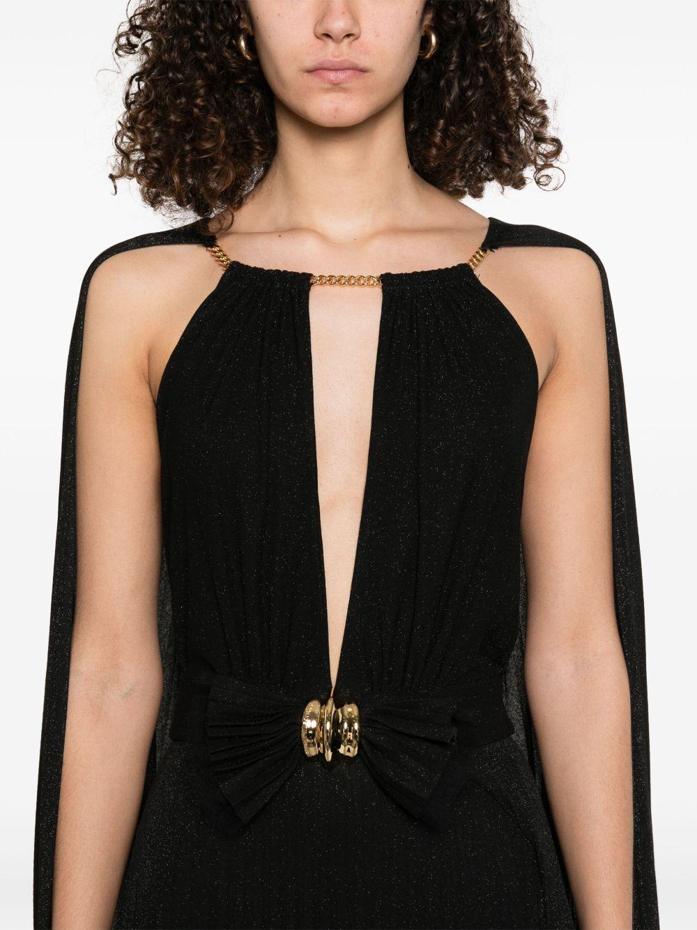 lurex cape gown  Product Image