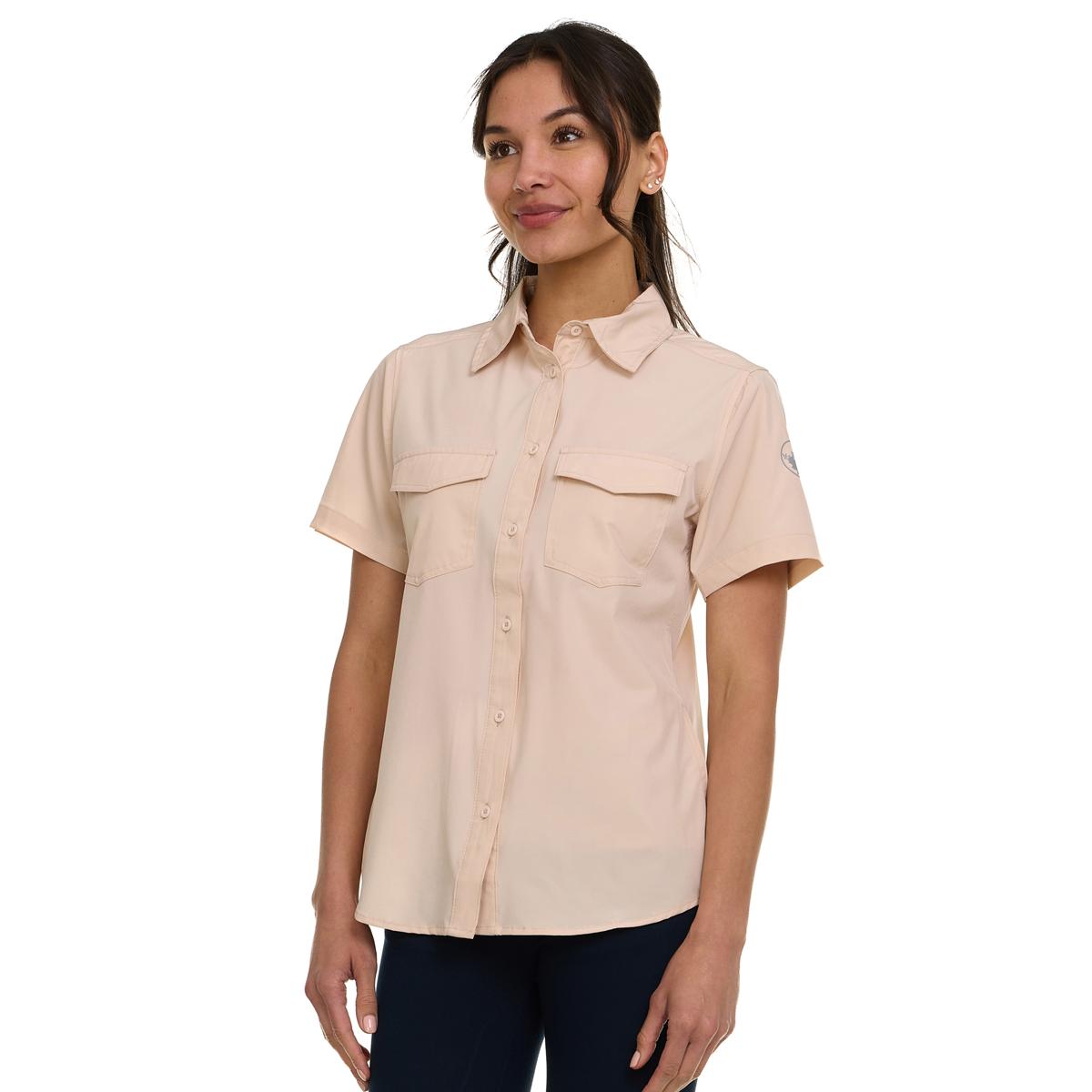 Canada Weather Gear Women's Short Sleeve Button-Up Shirt Product Image